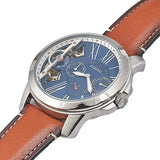 Fossil Grant Twist Multifunction Blue Dial Brown Leather Strap Watch for Men - ME1161 Authentic Buy Shop Now
