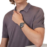 Emporio Armani Chronograph Grey Dial Two Tone Steel Strap Watch For Men - AR11391 Authentic Buy Shop Now