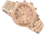 Guess Cosmic Chronograph Rose Gold Dial Rose Gold Steel Strap Watch for Women - GW0465L2 Authentic Buy Shop Now
