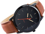 Fossil The Minimalist Black Dial Brown Leather Strap Watch for Men - FS5305 Authentic Buy Shop Now