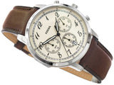 Fossil Neutra Chronograph White Dial Brown Leather Strap Watch for Men - FS6022 Authentic Buy Shop Now