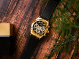 Guess Continental Black Dial Black Rubber Strap Watch for Men - GW0262G2 Authentic Buy Shop Now