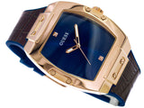 Guess Phoenix Blue Dial Brown Leather Strap Watch for Men - GW0386G2 Authentic Buy Shop Now