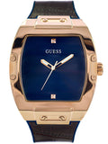 Guess Phoenix Blue Dial Brown Leather Strap Watch for Men - GW0386G2 Authentic Buy Shop Now