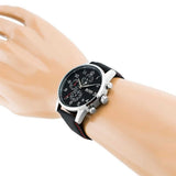 Hugo Boss Navigator Black Dial Black Leather Strap Watch for Men - 1513535 Authentic Buy Shop Now