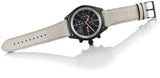 Hugo Boss Grand Prix Chronograph Black Dial Grey Leather Strap Watch for Men - 1513562 Authentic Buy Shop Now