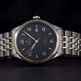 Tudor 1926 Automatic Black Dial Two Tone Steel Strap Watch for Men - M91651-0003 Authentic Buy Shop Now