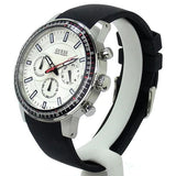 Guess Fuel Multifunction White Dial Black Rubber Strap Watch for Men - W0802G1 Authentic Buy Shop Now