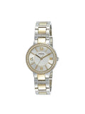 Fossil Virginia Silver Dial Two Tone Steel Strap Watch for Women - ES3503 Authentic Buy Shop Now
