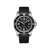Breitling Superocean Automatic 46mm Black Dial Black Rubber Strap Watch for Men - M17368B71B1S1 Authentic Buy Shop Now
