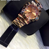 Marc Jacobs Blade Rose Gold Dial Rose Gold Steel Strap Watch for Women - MBM3142 Authentic Buy Shop Now
