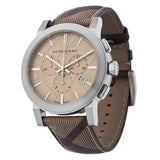 Burberry The City Smoked Brown Dial Brown Leather Strap Watch for Men - BU9361 Authentic Buy Shop Now