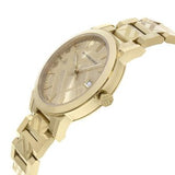 Burberry The City Gold Dial Gold Steel Strap Watch for Women - BU9234 Authentic Buy Shop Now