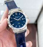 Salvatore Ferragamo F-80 Classic Blue Dial Blue Leather Strap Watch for Men - SFDT00319 Authentic Buy Shop Now