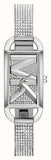 Michael Kors Empire Three-Hand Silver Dial Silver Steel Strap Watch for Women - MK4841 Authentic Buy Shop Now