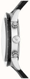 Emporio Armani Mario Chronograph Black Dial Black Leather Strap Watch For Men - AR11243 Authentic Buy Shop Now