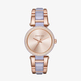 Michael Kors Delray Rose Gold Dial Two Tone Steel Strap Watch for Women - MK4319 Authentic Buy Shop Now