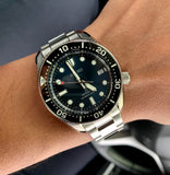 Seiko Prospex Sea Automatic Diver Green Dial Silver Steel Strap Watch For Men - SPB187J1 Authentic Buy Shop Now