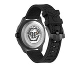 Philipp Plein High-Conic Automatic Black Dial Black Silicone Strap Watch for Men - PWRAA0923 Authentic Buy Shop Now