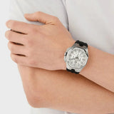 Philipp Plein Octagon Silver Dial Black Silicone Strap Watch for Men - PWTBA0123 Authentic Buy Shop Now