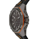 Philipp Plein Hyper Sport Chronograph Black Dial Two Tone Silicone Strap Watch for Men - PWTBA0523 Authentic Buy Shop Now