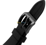 Emporio Armani Diver Chronograph Black Dial Black Silicon Strap Watch For Men - AR11515 Authentic Buy Shop Now