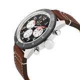 Breitling Super Avi B04 Chronograph GMT 46 Mosquito Black Dial Brown Leather Strap Watch for Men - YB04451A1B1X1 Authentic Buy Shop Now