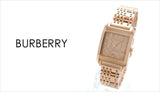 Burberry Nova Check Quartz Rose Gold Dial Rose Gold Steel Strap Watch for Women - BU1578 Authentic Buy Shop Now
