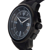 Maserati SFIDA Black Dial Black Rubber Strap Watch For Men - R8851123004 Authentic Buy Shop Now