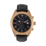 Maserati Traguardo Chronograph Black Dial Black Leather Strap Watch For Men - R8871612002 Authentic Buy Shop Now