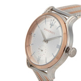 Maserati Epoca Silver Dial Two Tone Mesh Bracelet Watch For Men - R8853118005 Authentic Buy Shop Now