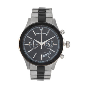 Maserati Circuito Chronograph Black Dial Two Tone Steel Strap Watch For Men - R8873627003 Authentic Buy Shop Now