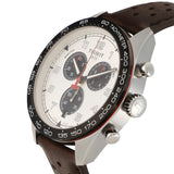 Tissot T Sport PRS 516 Chronograph Silver Dial Brown Leather Strap Watch for Men - T131.617.16.032.00 Authentic Buy Shop Now