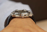 Maurice Lacroix Aikon Chronograph Black Dial Black Leather Strap Watch for Men - AI1018-SS001-330-1 Authentic Buy Shop Now