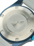 Emporio Armani Sigma Analog Orange Dial Grey Silicone Strap Watch For Men - AR11218 Authentic Buy Shop Now