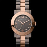 Marc Jacobs Amy Grey Dial Two Tone Steel Strap Watch for Women - MBM3195 Authentic Buy Shop Now
