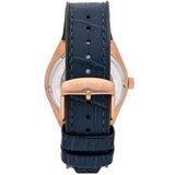 Maserati Triconic Skeleton Black Dial Blue Leather Strap Watch For Men - R8821139001 Authentic Buy Shop Now