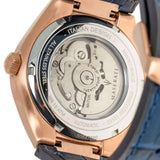 Maserati Triconic Skeleton Black Dial Blue Leather Strap Watch For Men - R8821139001 Authentic Buy Shop Now
