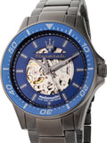 Maserati SFIDA Automatic Blue Dial Silver Steel Strap Watch For Men - R8823140001 Authentic Buy Shop Now