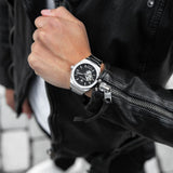 Maserati Stile Skeleton Automatic Black Dial Silver Steel Strap Watch For Men - R8823142002 Authentic Buy Shop Now