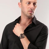 Maserati Potenza Quartz Black Dial Black Leather Strap Watch For Men - R8851108032 Authentic Buy Shop Now