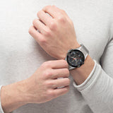 Maserati Potenza Black Dial Silver Steel Strap Watch For Men - R8853108001 Authentic Buy Shop Now