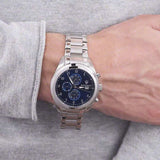 Maserati Traguardo Blue Dial Silver Steel Strap Watch For Men - R8853112505 Authentic Buy Shop Now