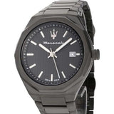 Maserati Stile Quartz Black Dial Black Steel Strap Watch For Men - R8853142001 Authentic Buy Shop Now