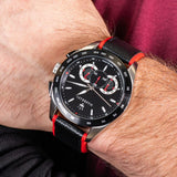 Maserati Traguardo Black Dial Black Leather Strap Watch For Men - R8871612028 Authentic Buy Shop Now