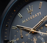 Maserati Successo Black Dial Black Rubber Strap Watch For Men - R8871621011 Authentic Buy Shop Now