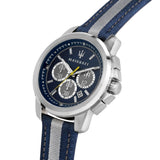 Maserati Royale 44mm Stainless Steel Fiber Strap Watch For Men - R8871637001 Authentic Buy Shop Now