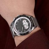 Maserati Traguardo Chronograph Black Dial Silver Mesh Bracelet Watch For Men - R8873612008 Authentic Buy Shop Now