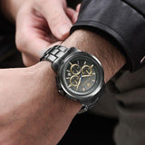 Maserati Successo Chronograph Gray Dial Gray Steel Strap Watch For Men - R8873621007 Authentic Buy Shop Now