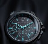 Maserati Successo Aqua Edition Black Dial Stainless Steel Strap Watch For Men - R8873644003 Authentic Buy Shop Now
